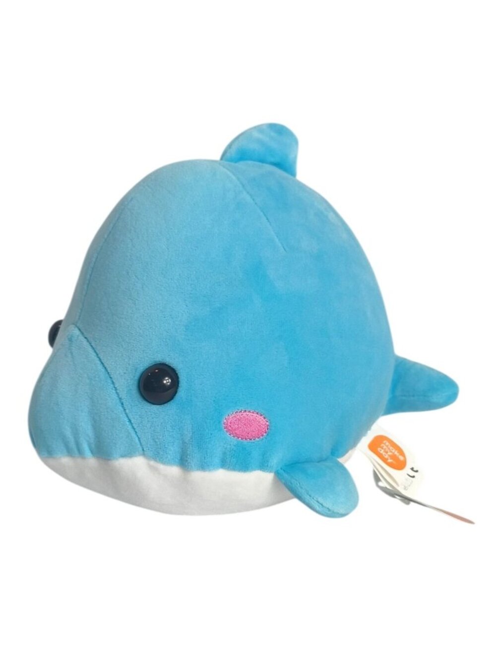 Blue Dolphin Plush Toy 8.5" Stuffed Animal Cuddly Make My Day Gift New